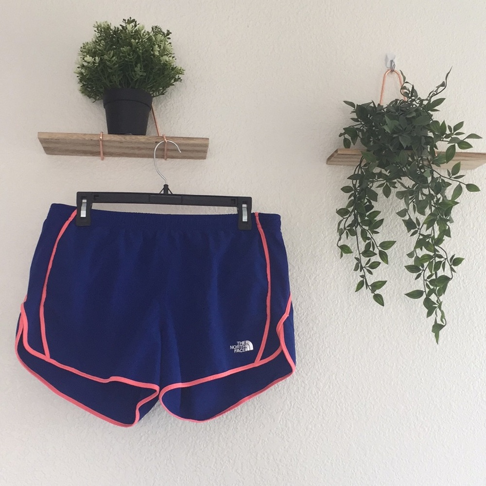 Blue North Face shorts